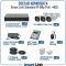 Готовый комплект 5Мп IP-видеонаблюдения PoE, уличный, на 3 камеры, с жёстким диском, с удалённым просмотром, для дома, дачи, бизнеса. Smart Link SL-IP5M3BP-H