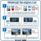 Готовый комплект 8Мп IP-видеонаблюдения PoE, уличный, на 6 камер, с записью на жёсткий диск, с удалённым просмотром, для дома, дачи, бизнеса. Smart Link SL-IP8M6BP