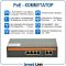 Готовый комплект 4Мп IP-видеонаблюдения PoE, уличный, на 1 камеру со звуком, с записью на жёсткий диск, с удалённым просмотром, для дома, дачи, бизнеса. Smart Link SL-IP4M1MPA-P