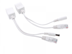 KAT-POE Комплект (инжектор + сплиттер) для передачи питания по витой паре (белый)