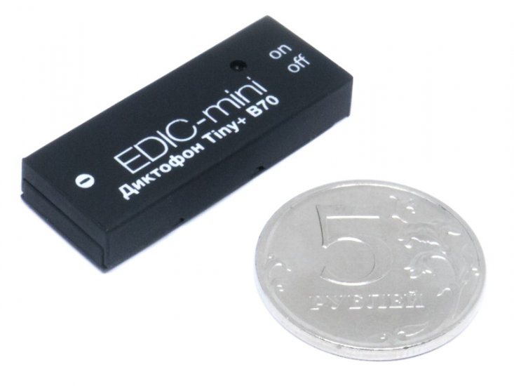 Edic-mini Tiny+ B70-75 — цифровой диктофон