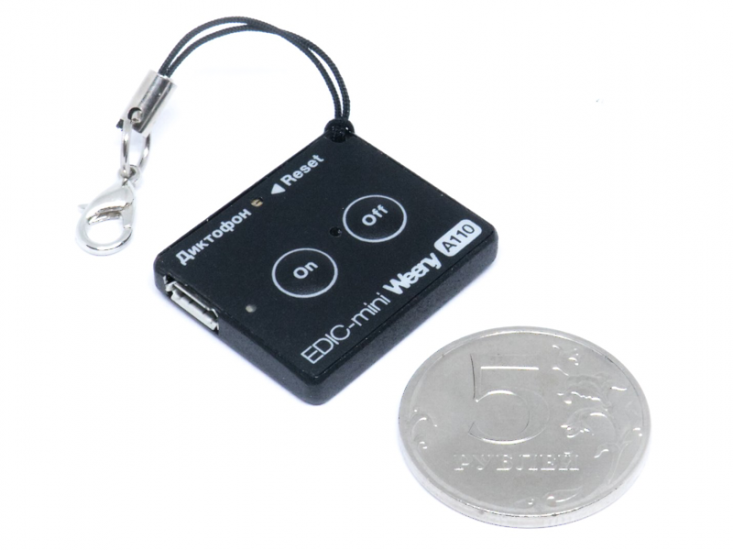 Edic-mini Weeny A110 — цифровой диктофон Edic-mini Weeny A110 — цифровой диктофон